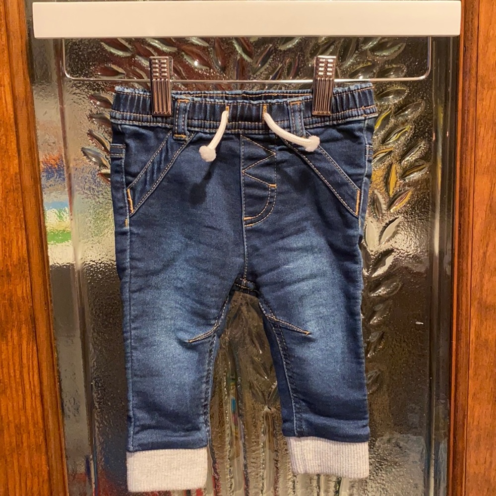 Cat & jack jeans, 3-6 months , denim